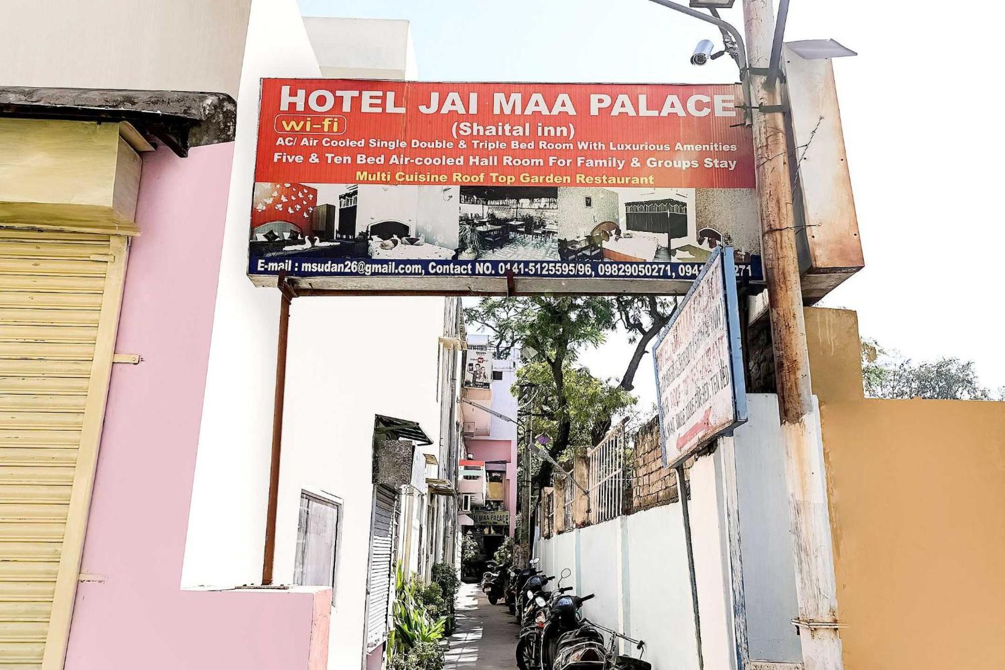Super Oyo Flagship 72253 Jai Maa Palace Hotel Džajpur Exteriér fotografie